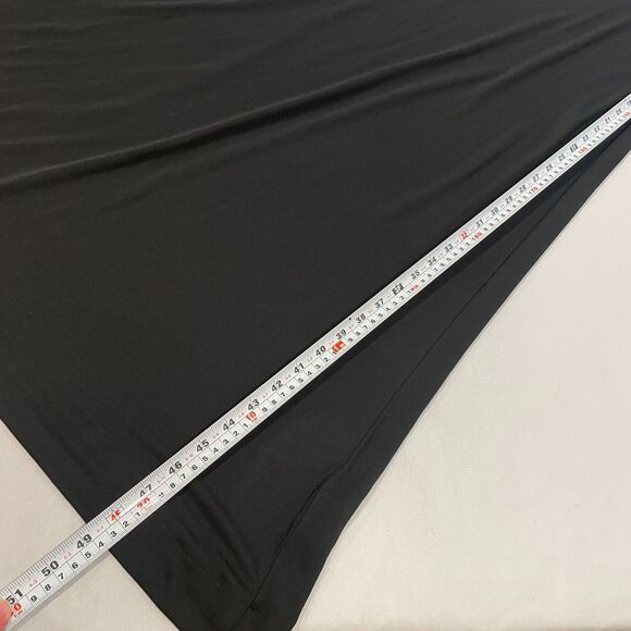 ~ Lauren Ralph Lauren S 1-Shoulder Maxi Dress Black A-line Fit&Flare Long Sleeve - Picture 7 of 15